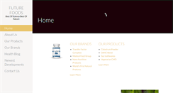 Desktop Screenshot of futurefoods.com
